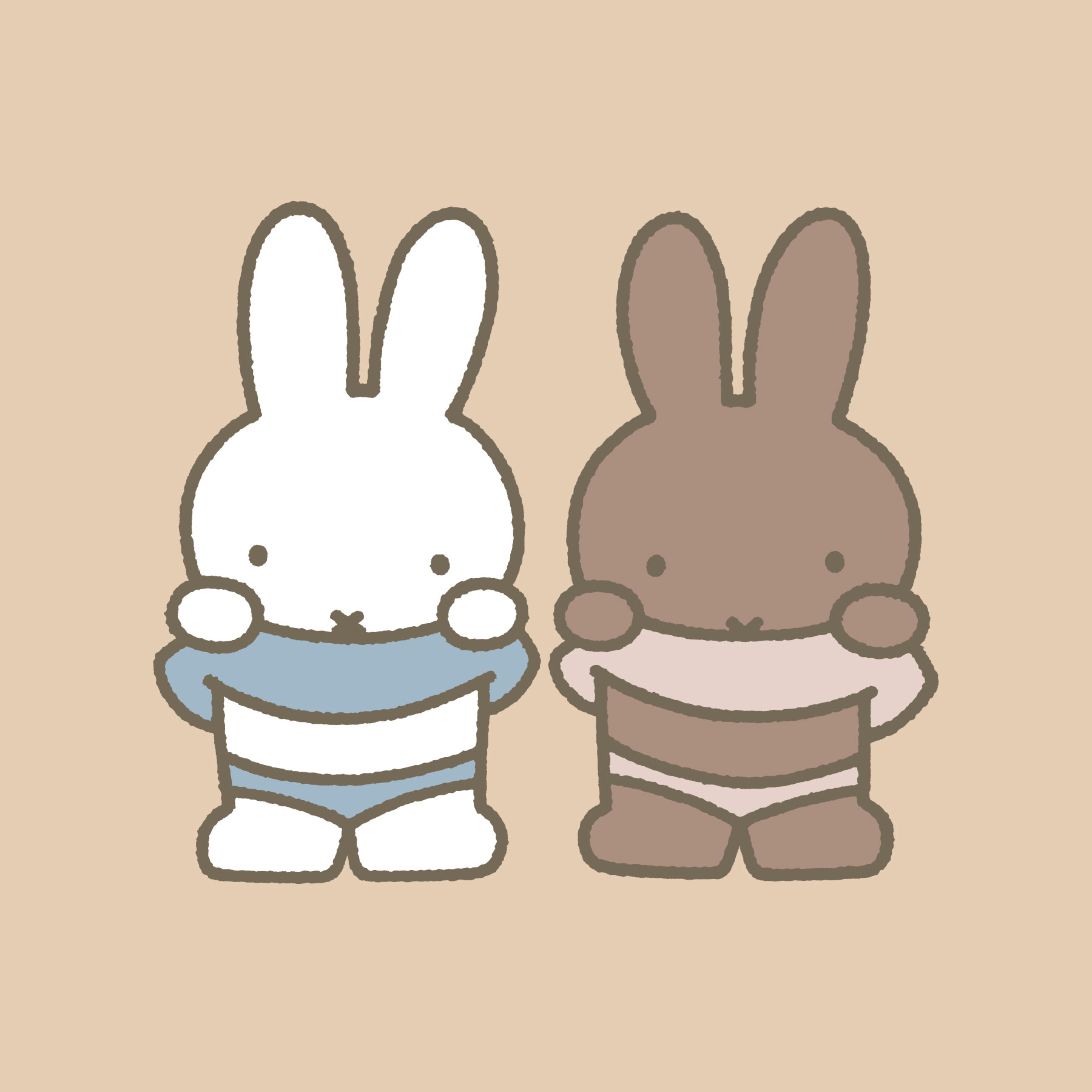 ミッフィーのイラスト
